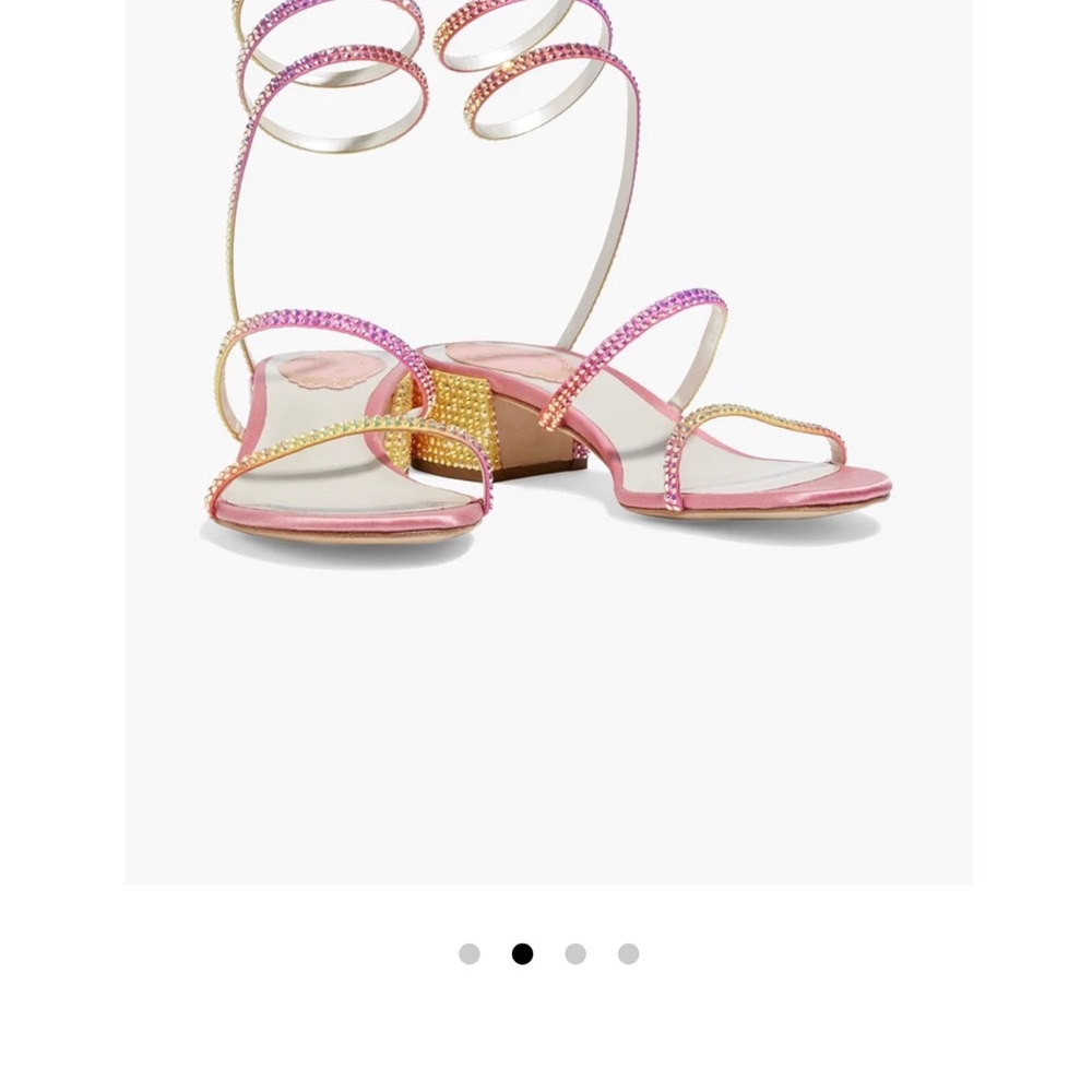 Rene Caovilla Snake Sandals